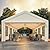 YITAHOME 13x26 ft Party Tent Outdoor Wedding Event Shelters Heavy Duty Upgraded Galvanized Canopy with Large White Roof, Removable Sidewalls & 2 Storage Bags