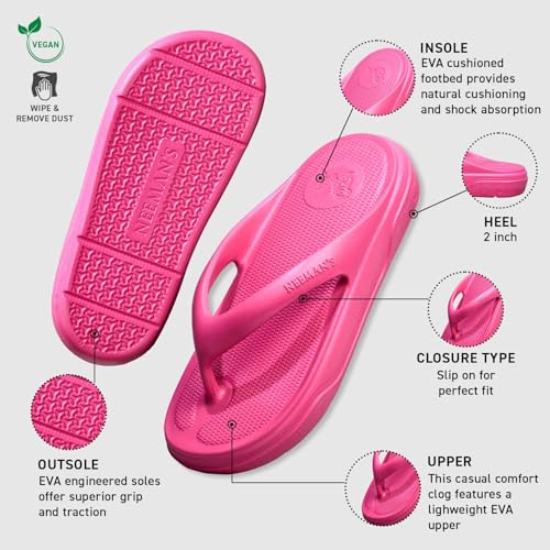 Image of Neeman's Cushers Flip Flops for Women | Powered by CushyVerse Technology for Ultimate Cushioning, Bounce & All-Day Comfort