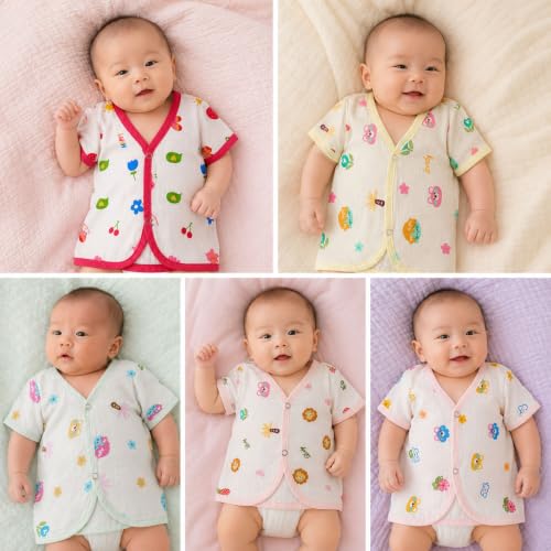 Image of V2M Cotton Jhabla New Born Baby Clothes