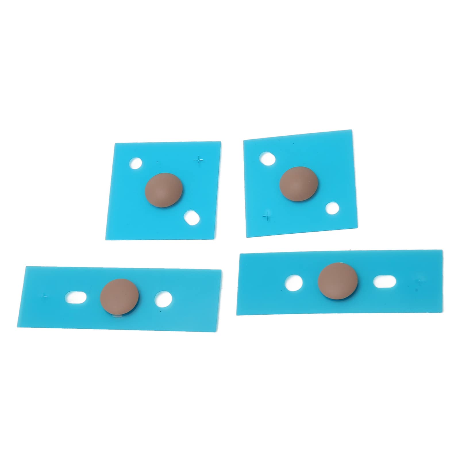 Laptop Rubber Feet, Non Slip Replacement Bottom Case Feet for 3/4/5, with Tool Kit, Laptop Accessories Kit (Rose Gold)