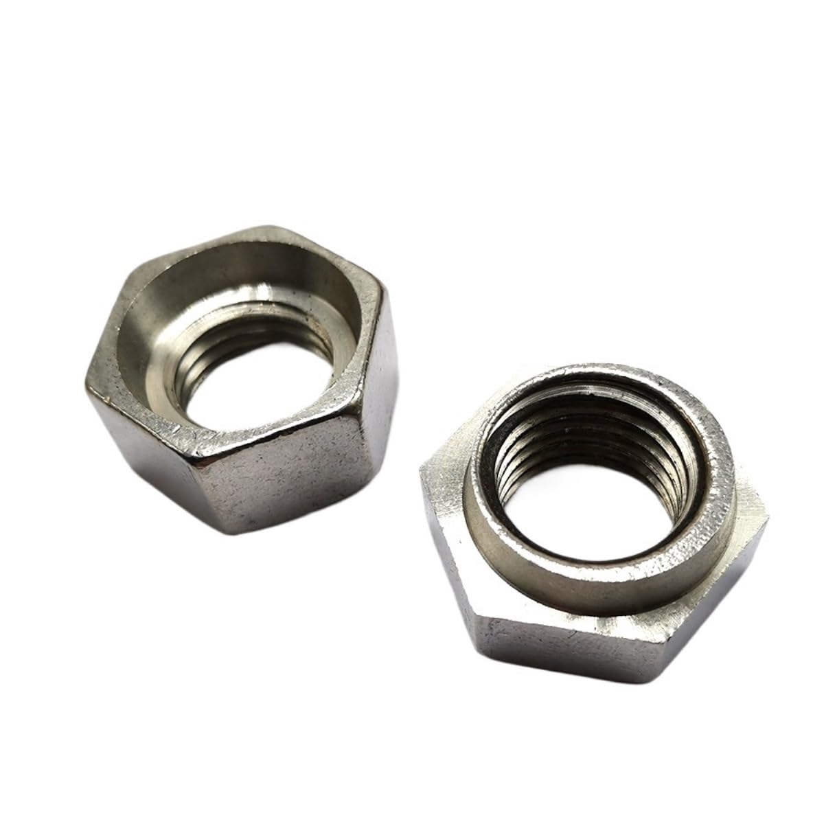 Tuerca de seguridad autoblocante de acero inoxidable 304, sujetadores con bloqueo de rosca, B060(M18-2 pieces)