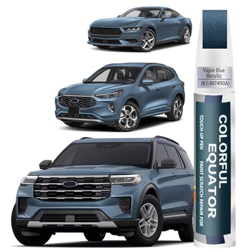 Image of K1 /M7490A Vapor Blue Metallic Touch Up Paint for Ford, Car Paint Pen Scratch Repair Two-In-One Touch Up Paint, Premium Car Scratch Remover for Deep Scratches