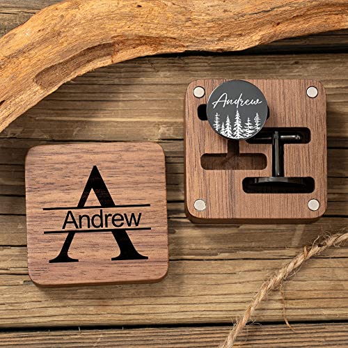Mancuernillas de metal personalizadas para hombre miniatura 4