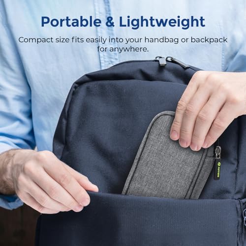 Image of AUVON Insulin Pen Cooler Travel Case with 2 * 90g TSA Approved Ice Packs, Diabetic Medication Insulated Cooling Bag for Insulin Pens and Diabetic Supplies Storage, Compact for Daily Life and Trips