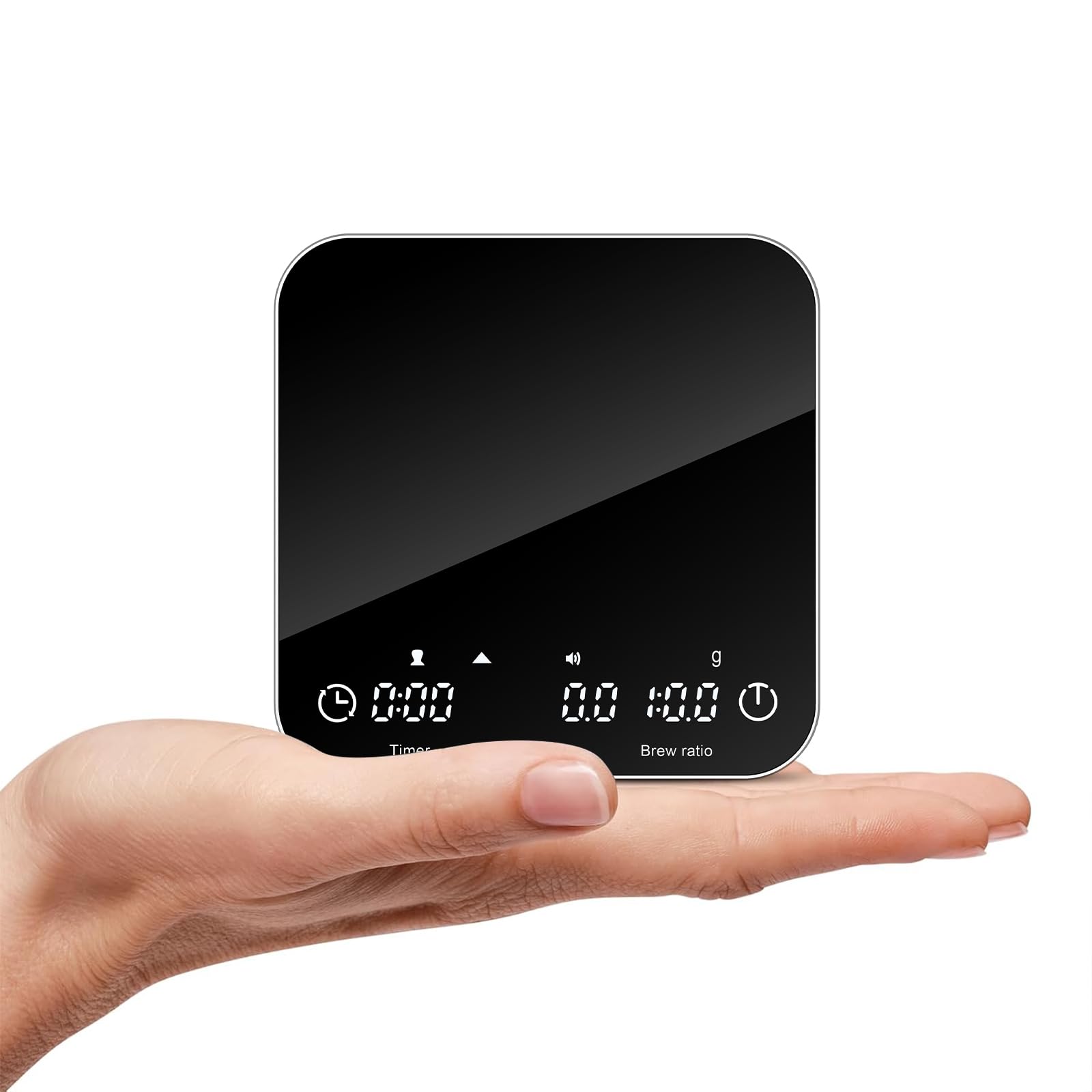 Digital Coffee Scale for Espresso and Pour Over, 0.1g High Precision, 3 Brewing Modes, 3…