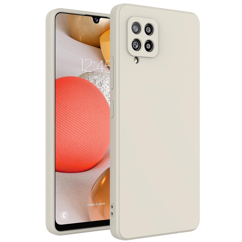 for Samsung Galaxy A42 Case White, Scratch Resistant with Soft Touch, Slim Thin Phone Cover for Samsung Galaxy A42
