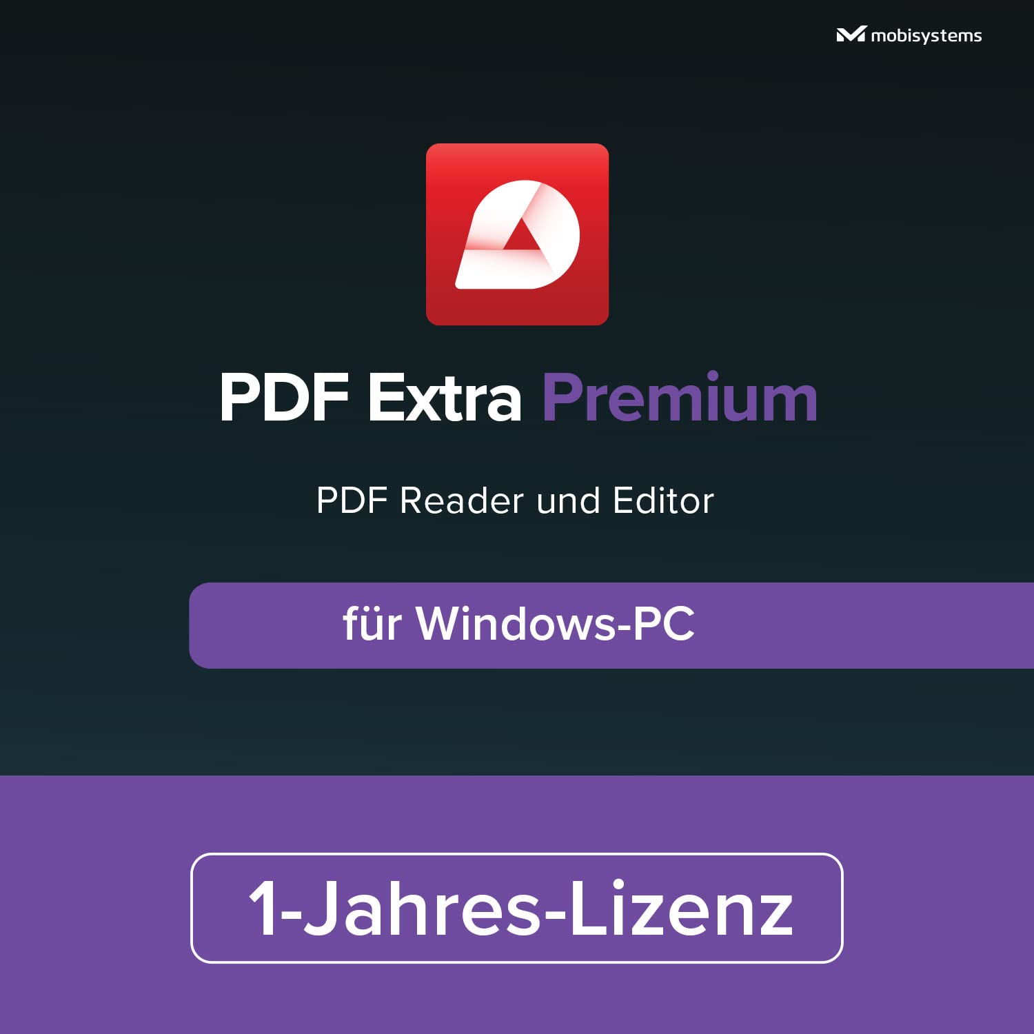 PDF Extra Premium – Professioneller PDF Editor – Bearbeiten, Schützen, Kommentieren, Ausfüllen und Signieren von PDFs für 1 Windows PC / 1 Jahres-Lizenz