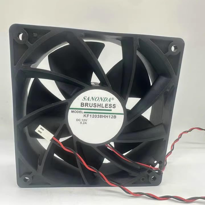 Ventilateur de boîtier 120mm contre la surchauffe des serveurs 12V 5.2A 12038
