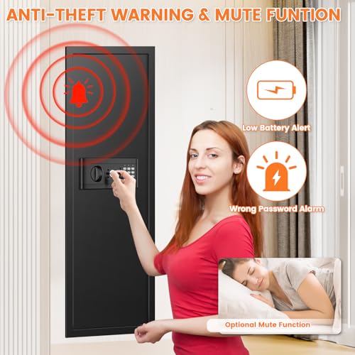 Image of 47.3 inch Tall Fireproof Wall Safe Between Studs 16 inch Centers | Hidden Wall Safe