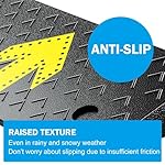 Threshold-Ramps-for-Doorways-Heavy-Duty-Rubber-and-Plastic-Ramps-Driveway-Ramps-with-Stable-Grid-Structure-for-Loading-Dock-Bike-Vehicle-Warehouse-Sidewalk-Wheelchai