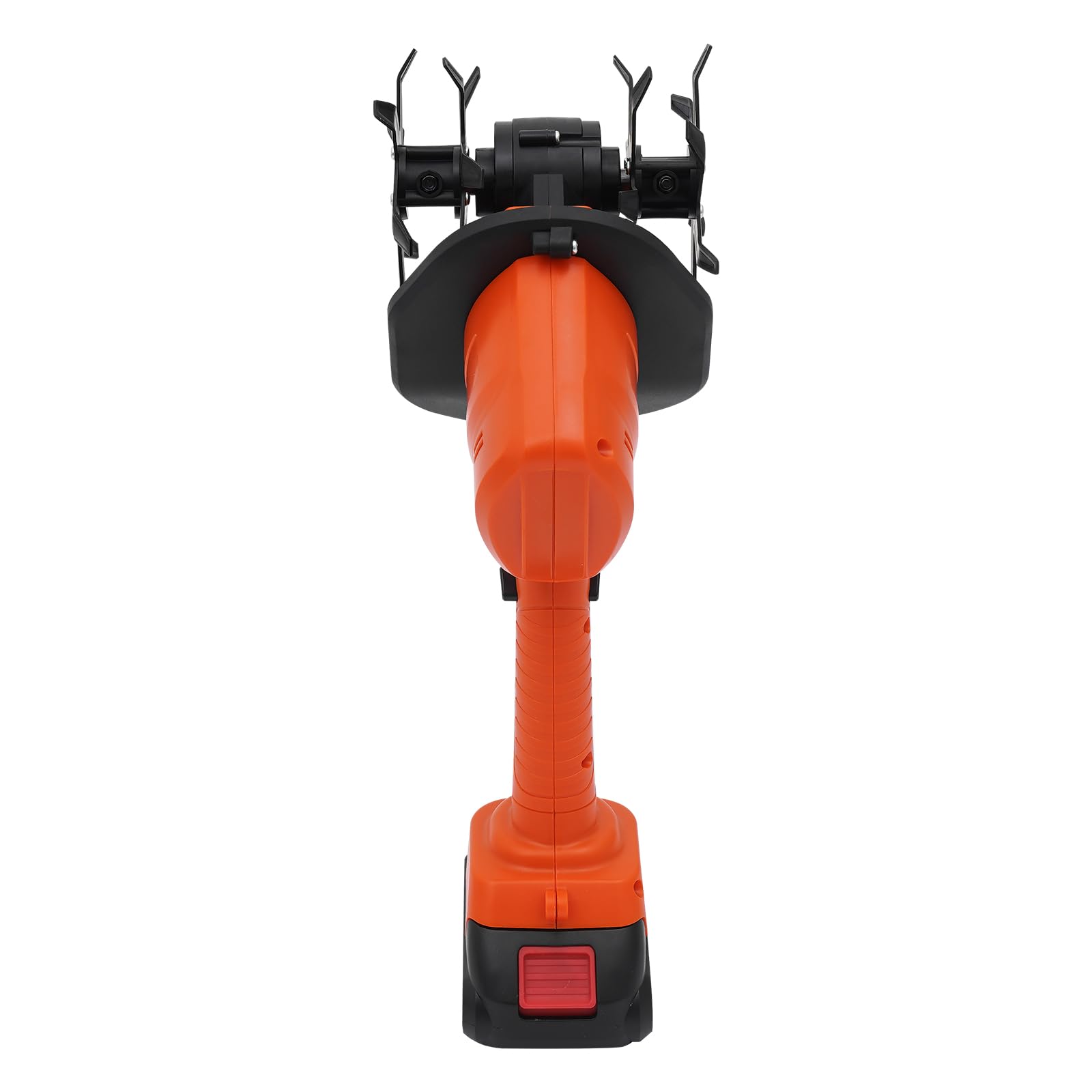 Akku Bodenhacke 21 V Tragbar Hand Gartenfräse mit 10cm Frästiefe und 10cm Fräsbreite, 235 U/min Kompakt Motorhacke Ackerfräse Kultivator für Rasen, Gewächshaus