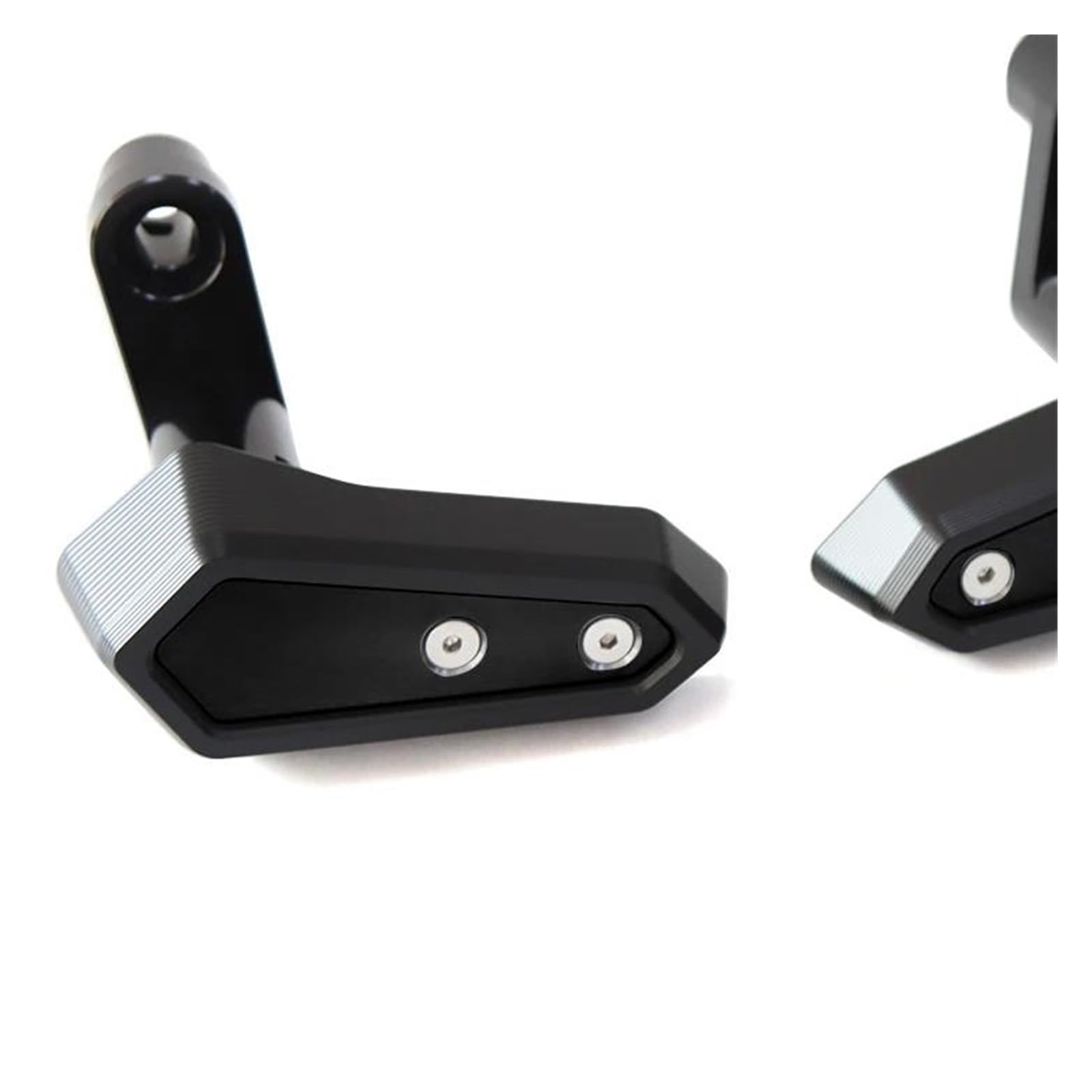 Protezione Telaio Crash Slider for Ninja500 Ninja 500 Z500 Z 500 Protezione anticaduta for Moto Telaio Carenatura Protezione Crash Pad (Rosso)(Silvery)