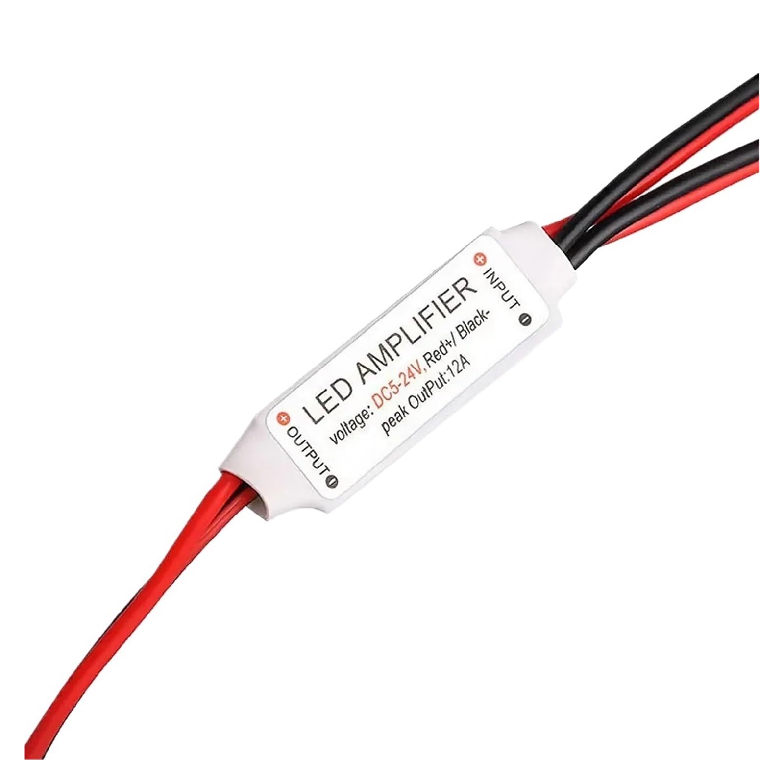 Repetidor PWM LED para solucionar pérdidas de brillo en tramos largos de tiras de luz 12A