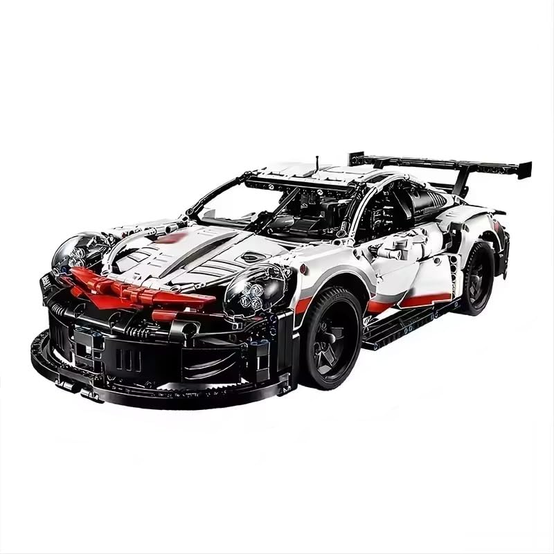 Technic Supercar Building Set, 1068 Pieces, 36cm Length, with Retractable Doors, Hood and Back, Functional Steering.-image-16