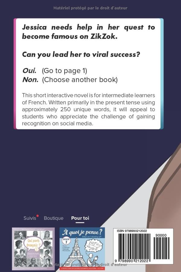 Comment Faire le Buzz: A short interactive novel for learning French (French Edition) - Image 2