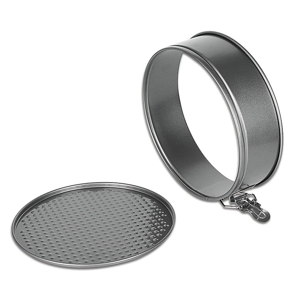 NYSDM - Moldes para Tartas antiadherentes Desmontables con Base extraíble, 4 Unidades, para Hornear Tartas de Queso, Tartas de Capas y más Utensilios de Cocina