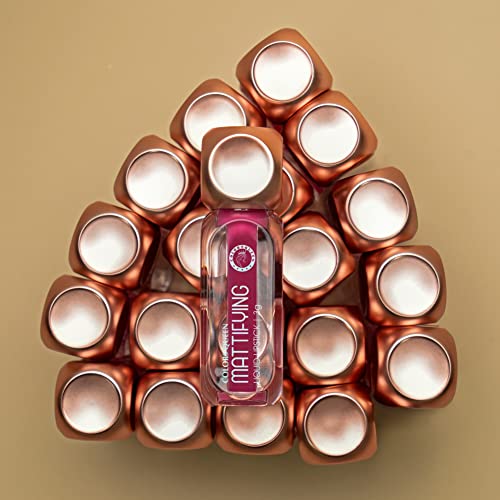 Image of Colors Queen Mattifying Non Transfer Liquid Lipstick - 20 Rust - 3g | Long Lasting Liquid Matte Lipstick | Transfer Proof & Waterproof Lipstick Enriched with Vitamin E & Almond Oil, Lasts up-to 18 Hours