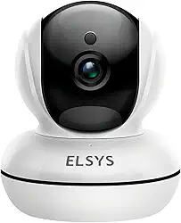 Câmera Inteligente Wifi Giratória Full HD MYRA 360 ESC-WR5F Elsys