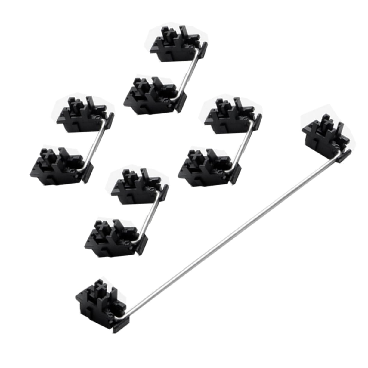 SHINEOFI 1 Ensemble Kit de Stabilisation pour Claviers Mécaniques et Accessoire de Clavier Durable et Pratique