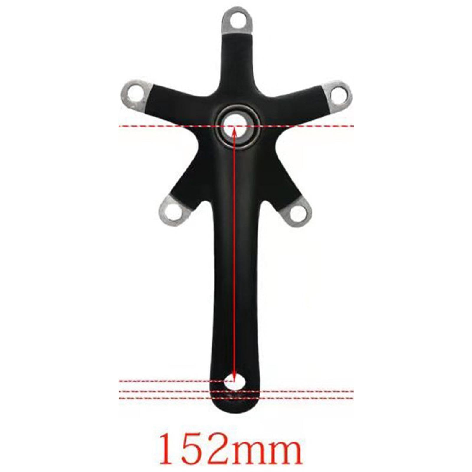 Set di pedivelle per mountain bike cave ad resistenza in lega di alluminio leggera per biciclette, set di pedivelle per mountain bike in lega di, Manovella, 152 millimetri