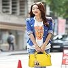 FiveloveTwo Women 4Pcs Top Handle Satchel Hobo PU Leather Handbag Set Large Tote + Purse + Shoulder Bag + Card Holder Yellow #1