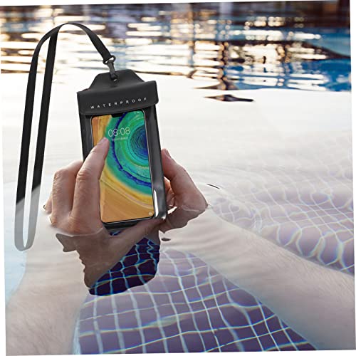 OSALADI 2 Pcs Mobile Waterproof Bag Phone Pouch Case Phone Storage Pouch Phone Bag Wterproof Phone Storage Cellphone Dry Bag Diving Phone Holder Mobile Phone Holder TPU Cell Phone