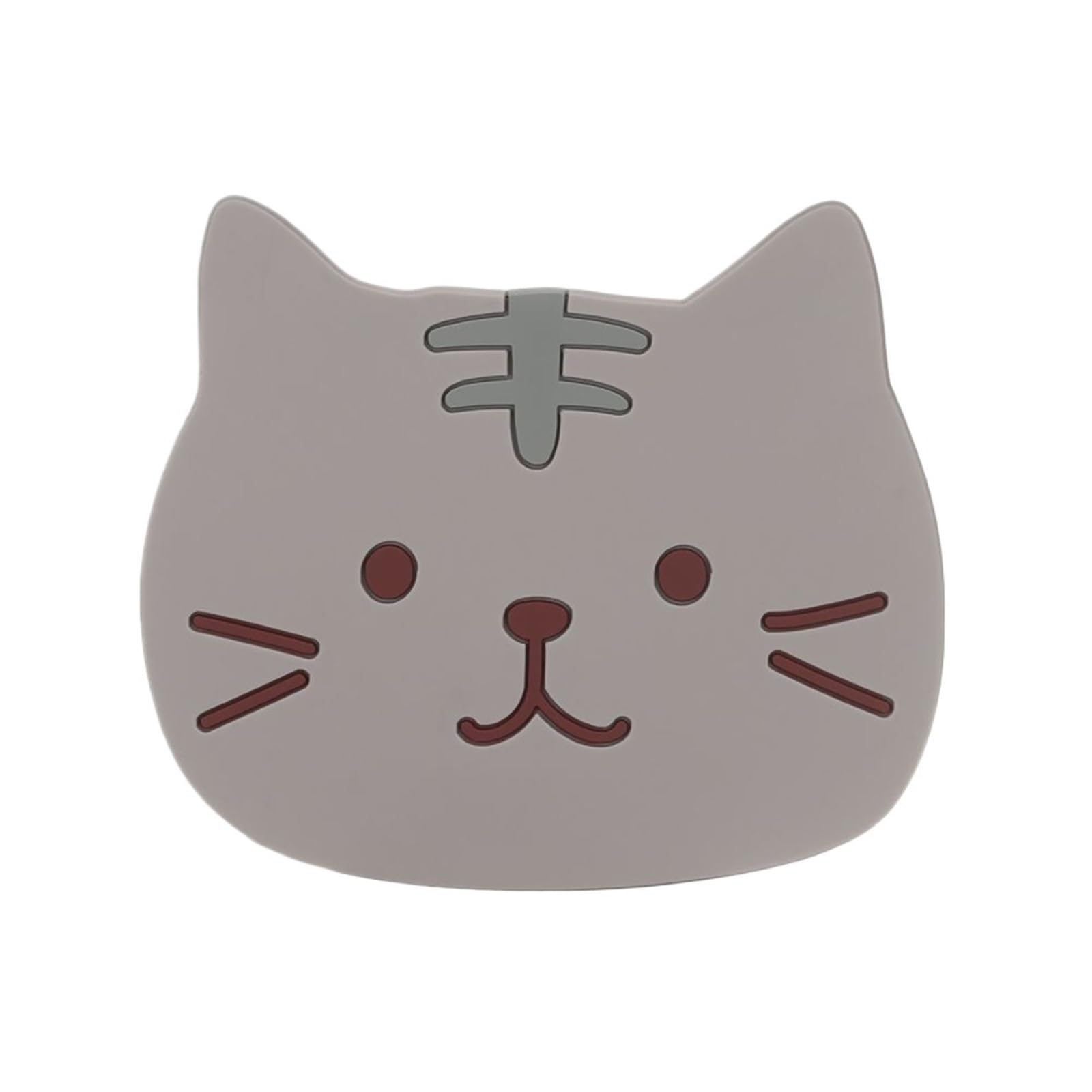 10Pcs Cartoon Cat Shaped Tea Mat Cup Holder Coffee Drinks Drink Silicone Coaster Hot Stand Insulated Pad for Cap(Color5)