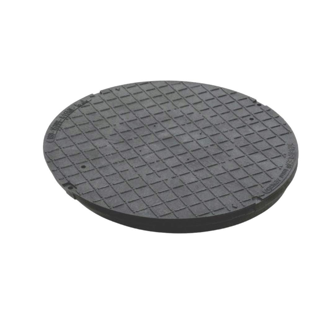 Schachtabdeckung STABIFLEX Abdeckung SOLO 648-15kN Typ1 (mit Griffmulden), Kanaldeckel, Schachtabdeckung, Zisternendeckel, Kunststoff leicht, Abdeckung Zisterne