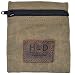Waxed Canvas Condom Pouch/Change Valuables Tech Pocket Purse Handmade by Hide & Drink :: Fatigue