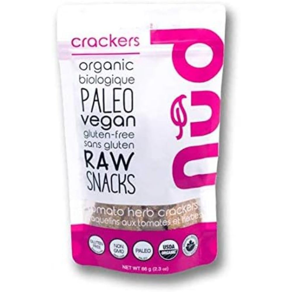 NUD FUD Tomato Herb Crackers, 76 GR