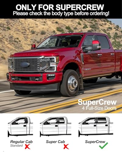 Estribos de aluminio para Ford F150-F350 2015-2023 miniatura 2