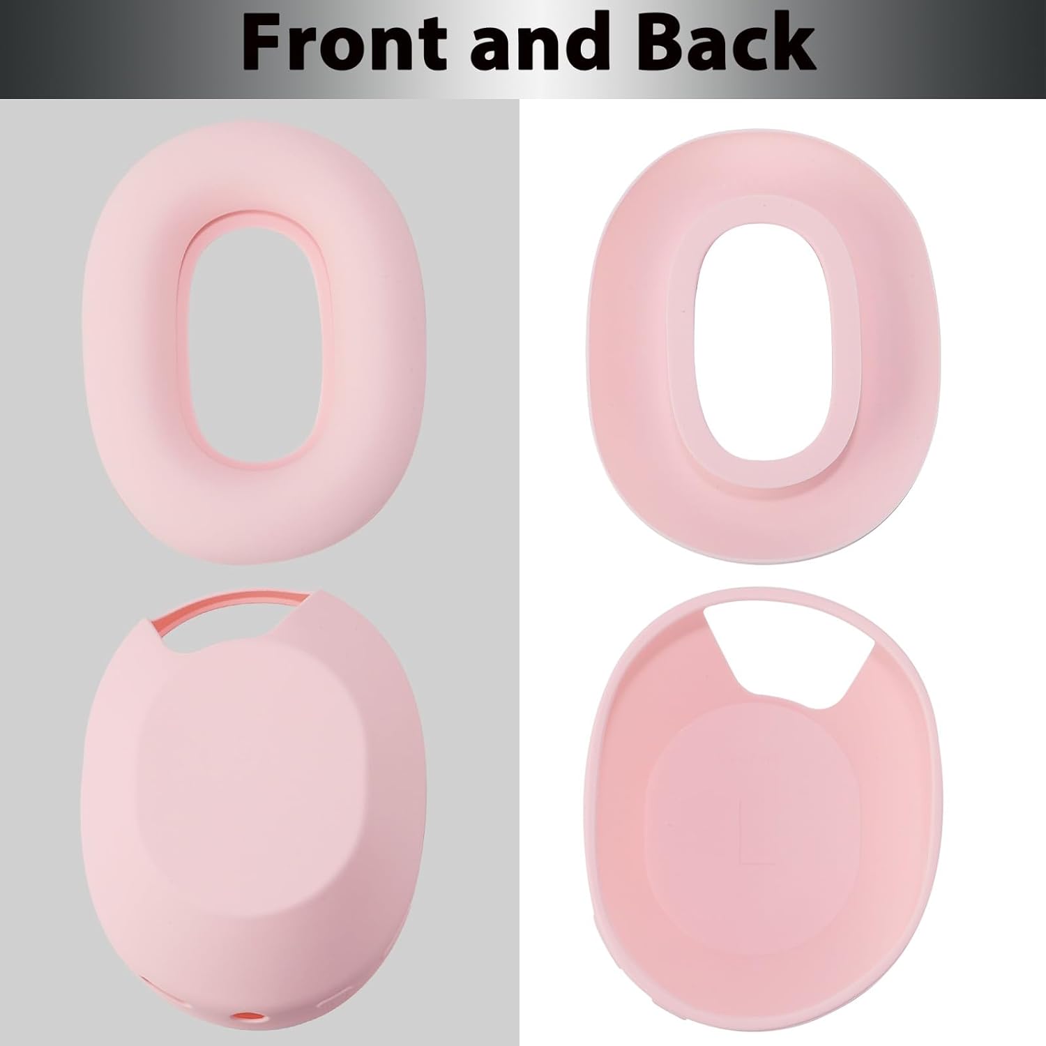 Adhiper 3-in-1 Silicone Sweat Case Cover for Sony WH-1000XM5 Headphones, XM5 Covers Accessories Silicone Ear Pads Covers & Headband Cover & Ear Cups Protector, Washable & Sweatproof - Pink - Image 7