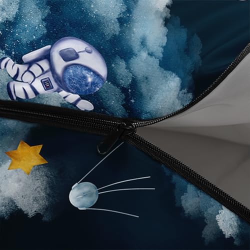 Bolsa de Dormir Espacial Astronauta para Niños, Ligera, Portátil, Compacta con Bolsa de Compresión, Ideal para Camping y Mochilero miniatura 5
