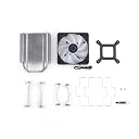 Cooler Master Hyper 212 Spectrum V3 ARGB CPU Cooler - 120mm Performance Fan | Support Latest LGA1851, LGA1700, AM5, AM4 Socket | PWM Case Fans | 71.93 CFM Airflow | 4 Heat Pipes | Copper Plate gallery image