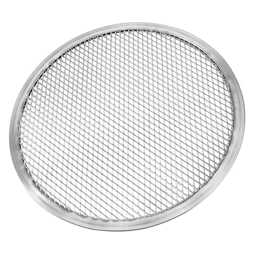 Alipis Pizza Screen Pizza Pan Net: 11inch Stainless Steel Pizza Baking Screen, Round Mesh Pizza Pan, Pizza Crisper Tray, Bakeware for Oven Bbq