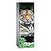 Oedim Vinilo para Frigorífico Tigre | 185 x 60 cm | Adhesivo Resistente y de Fácil Aplicación | Pegatina Adhesiva Decorativa de Diseño Elegante
