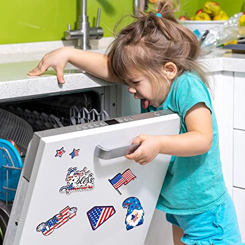 16 imanes patrióticos para refrigerador 4 de julio miniatura 7
