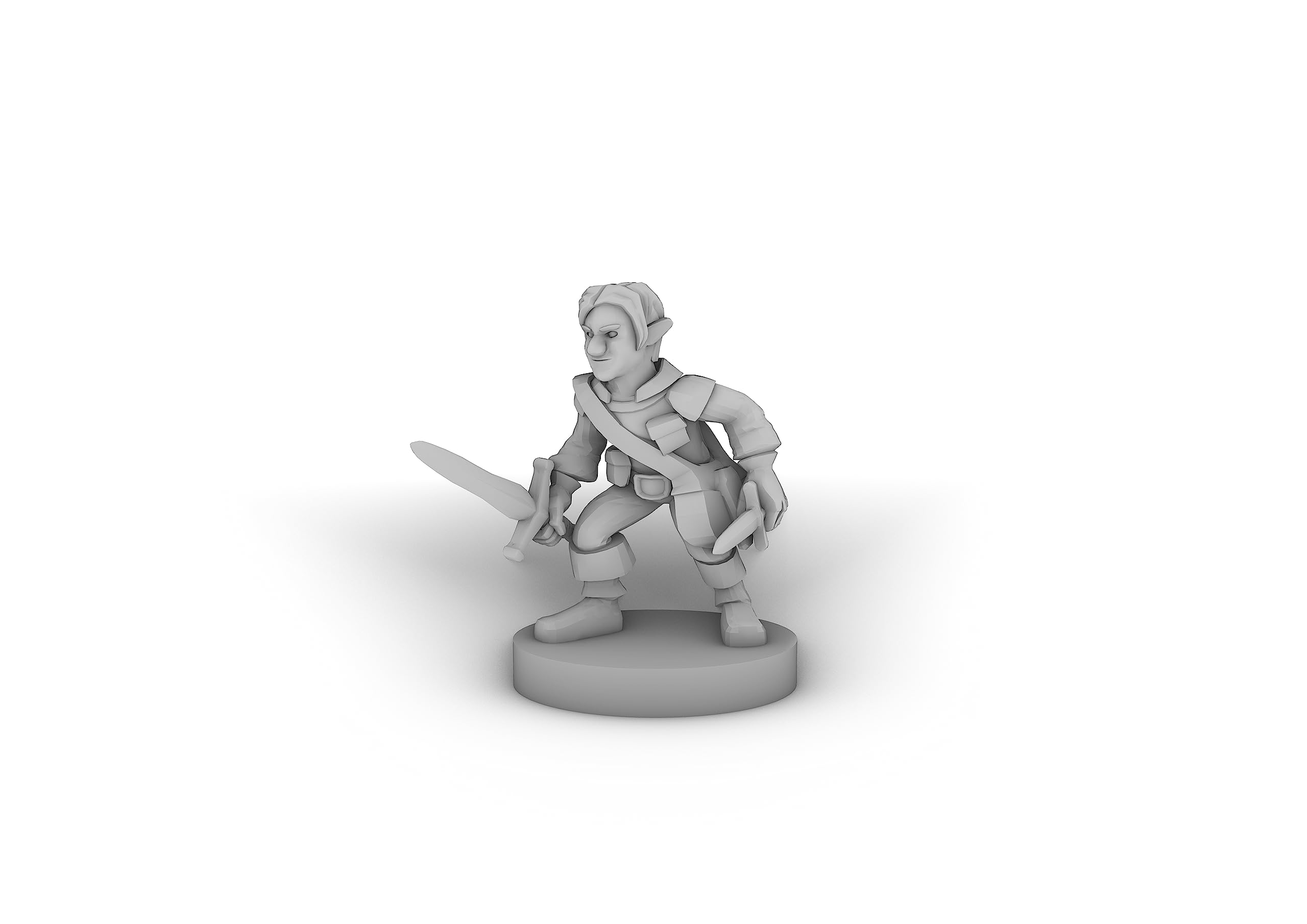 Gnome Male Rogue Tabletop DND Gaming Miniature