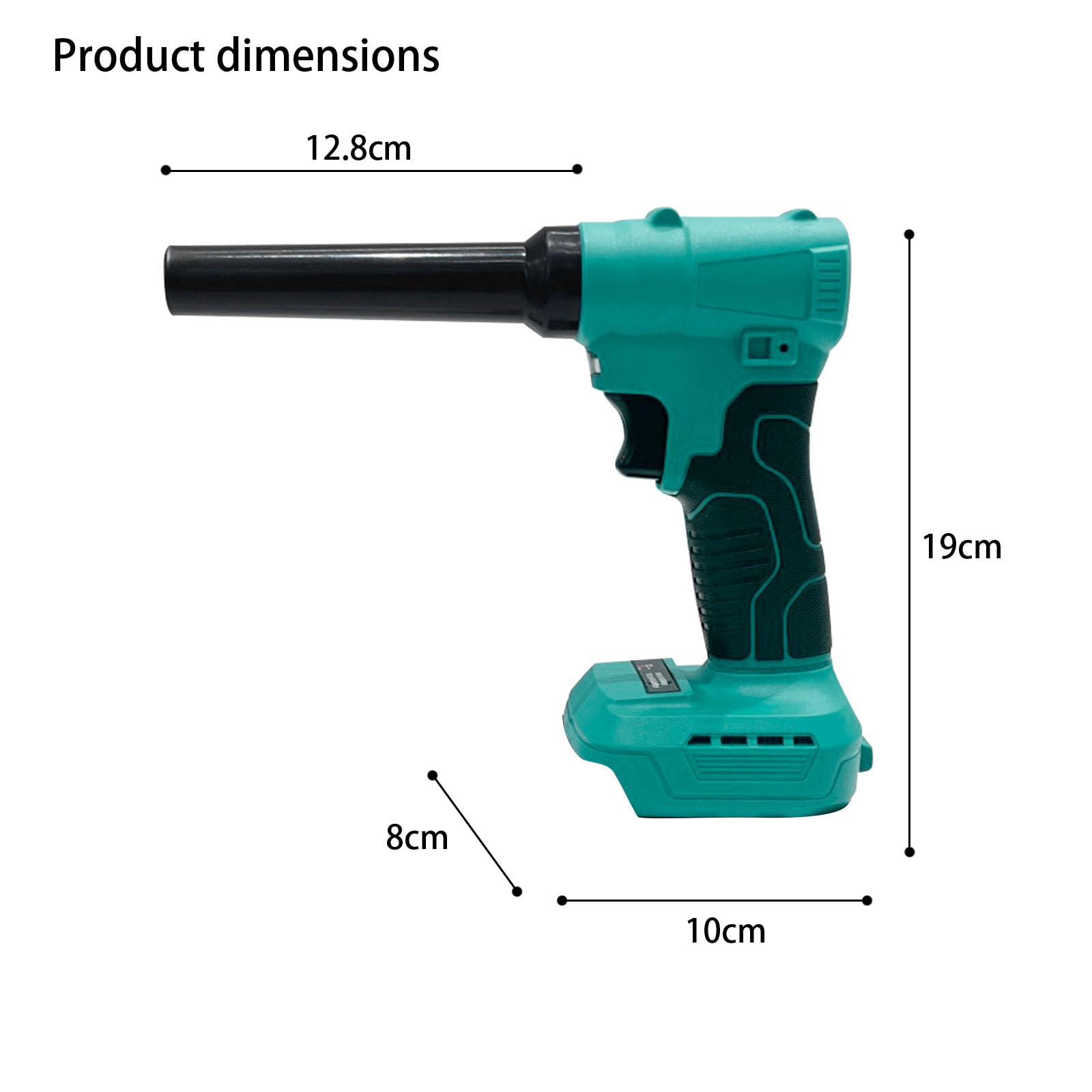 Soffiatore per foglie senza fili, portatile, leggero, ricaricabile, per un efficiente giardino, elettrico portatile, piccole dimensioni, ricaricabile, senza fili, leggero, a basso rumore
