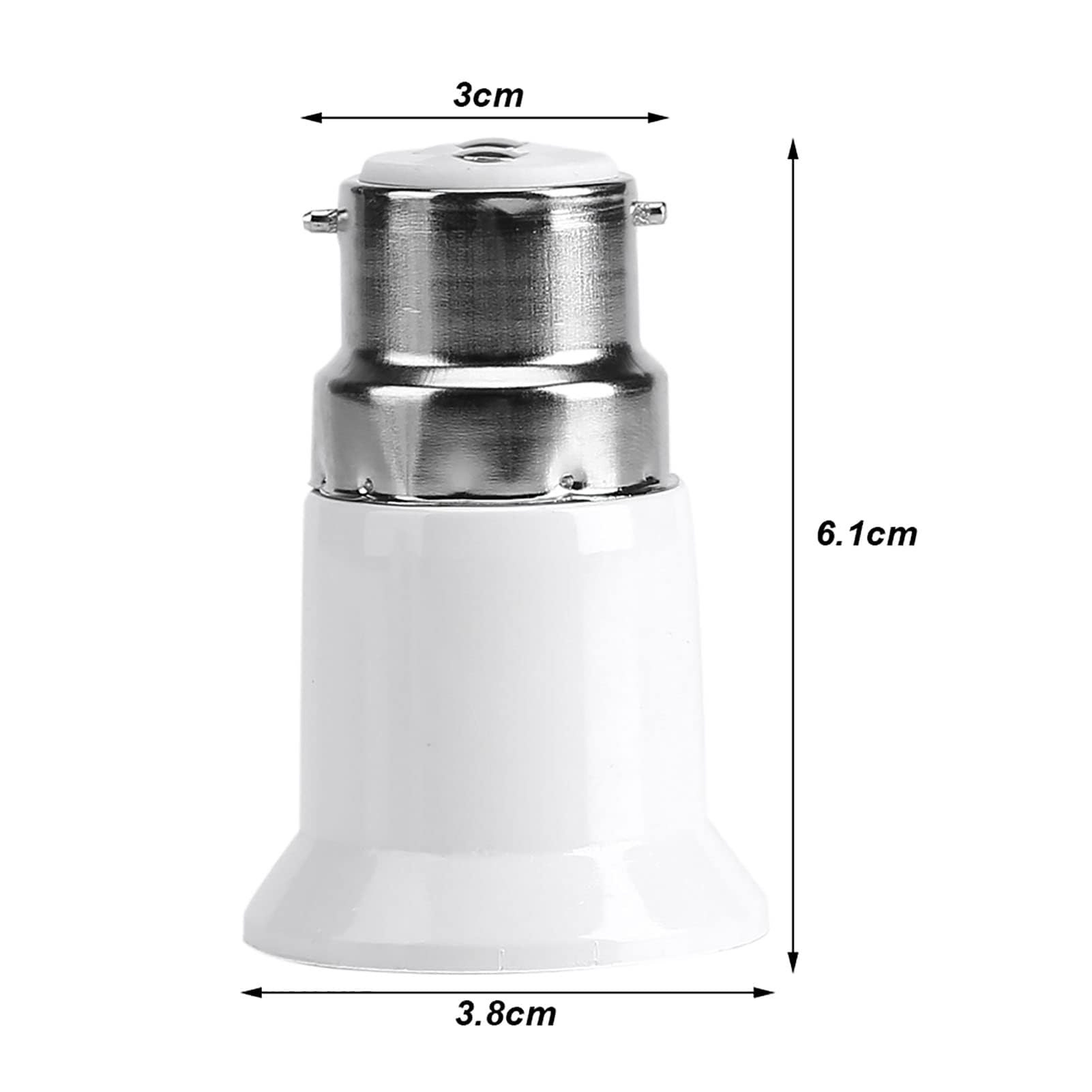 5Pcs E27 Vers B22 Adaptateur De Douille, Support Lampe à LED Convertisseur De Base Ampoule Douille Adaptateur Convertisseur Supports De Lampe Pour Ampoules Led Et Ampoules A Incandescence 91587313