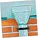 Yardenfun Downspout Adapter Strap Gutter Adapter Strap 8pcs Set Aluminum Alloy Sturdy Sturdy Multi-functional for Draining Downspouts