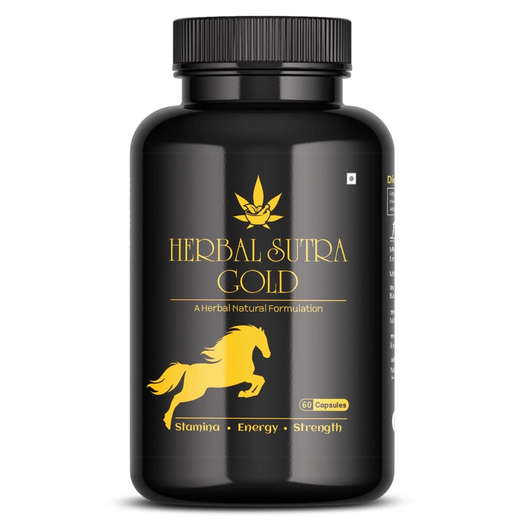 Herbal Sutra Gold For Men and Womens Health I 60 Capsules