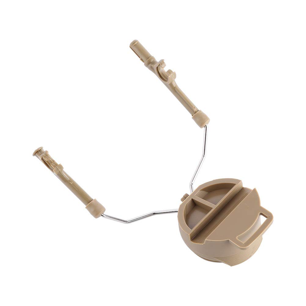 VOBOR ARC Rail Adapter para Peltor Comtac, Soporte de Auriculares de Suspensión, 2 Piezas, Tan
