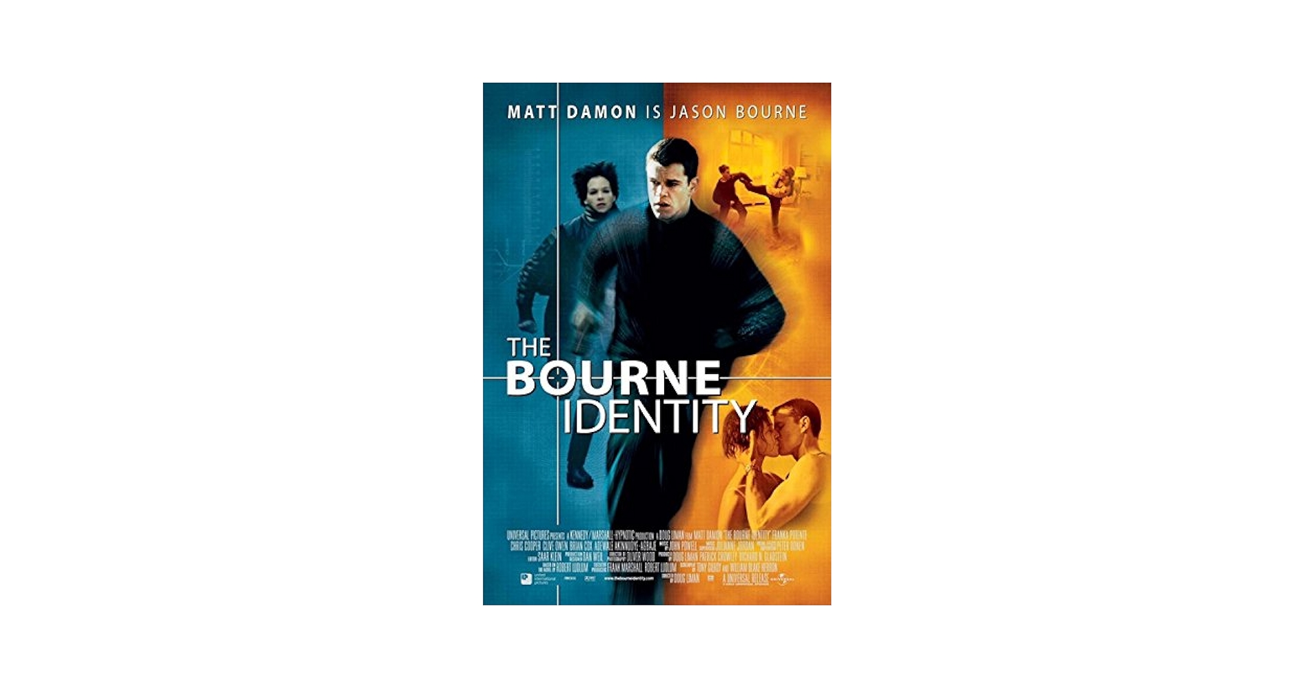 ボーンアイデンティティ サイン入りポスター Amazon.com: The Bourne Identity (2002) Vintage Movie Poster