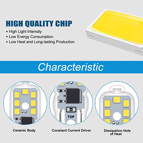 EXTRASTAR G9 LED Light Bulbs 2.5W, Cool White 6500K Daylight, 200LM, 21W Equivalent, Mini LED Energy Saving Lamp - Image 4