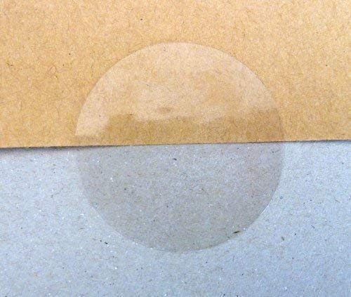 Autocollants ronds transparents 25mm pour fermer vos paquets cadeaux et enveloppes proprement