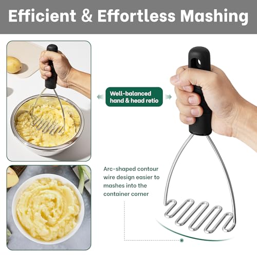Beneno Reinforced Stainless Steel Masher