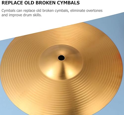 Miniatura 6 de Sombrero de embrague, platillos de tambor de jazz, piezas de platillos de tambor de jazz, accesorio de piezas (14 pulgadas)