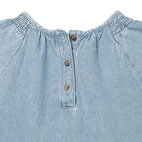Image of Marks & Spencer Girl's Cotton A-Line Knee-Length Casual Dress