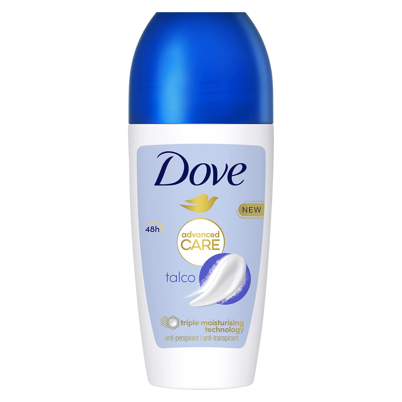 Dove Dove Deo Roll Talkum, 50 ml
